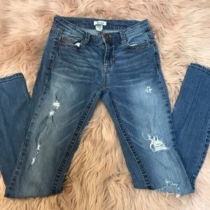 Mudd Distressed Skinny Jeans